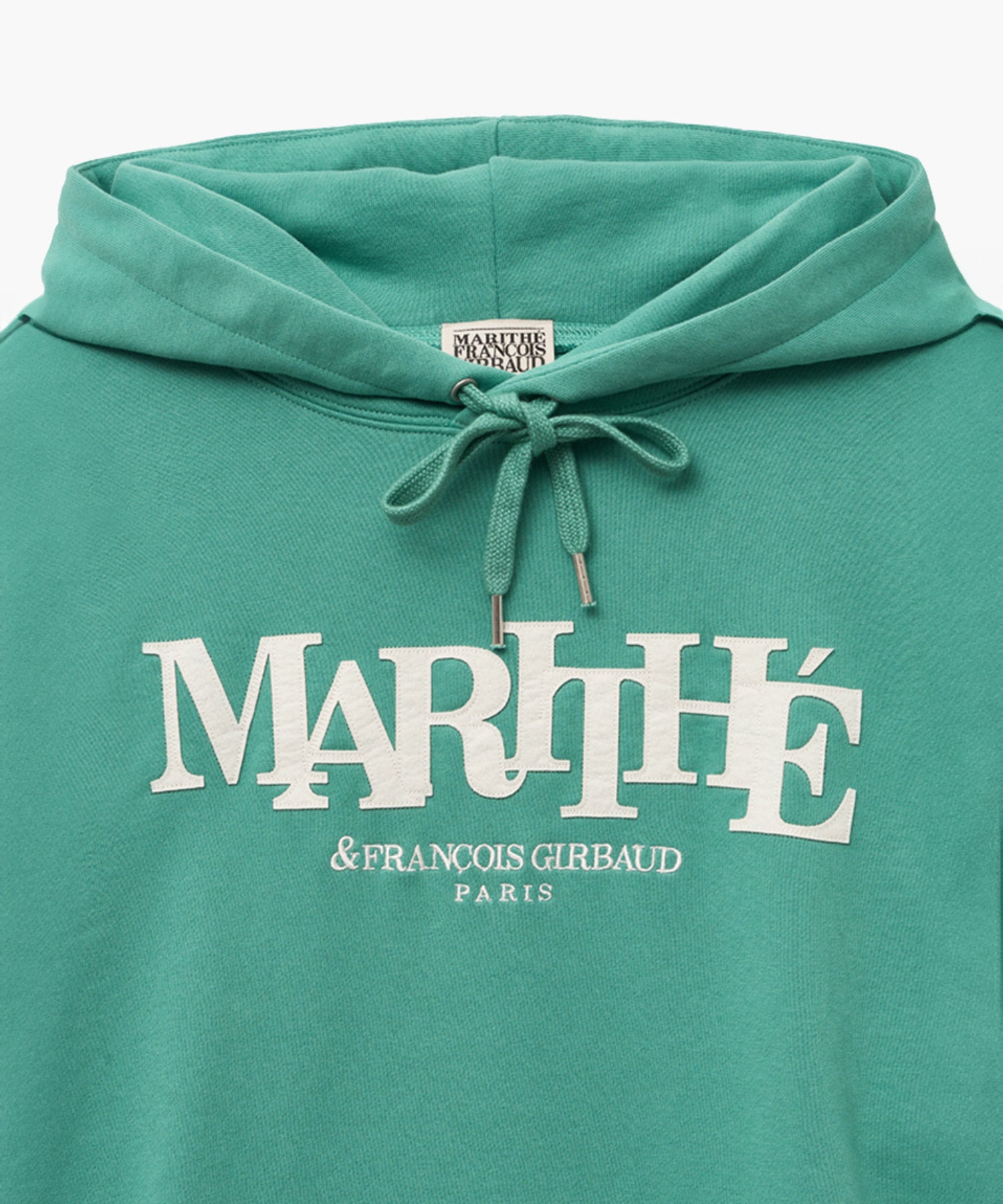 Marithe & Francois Girbaud - Applique Logo Oversized Hoodie (Mint) product image 8 | TRAB K-Fashion Australia