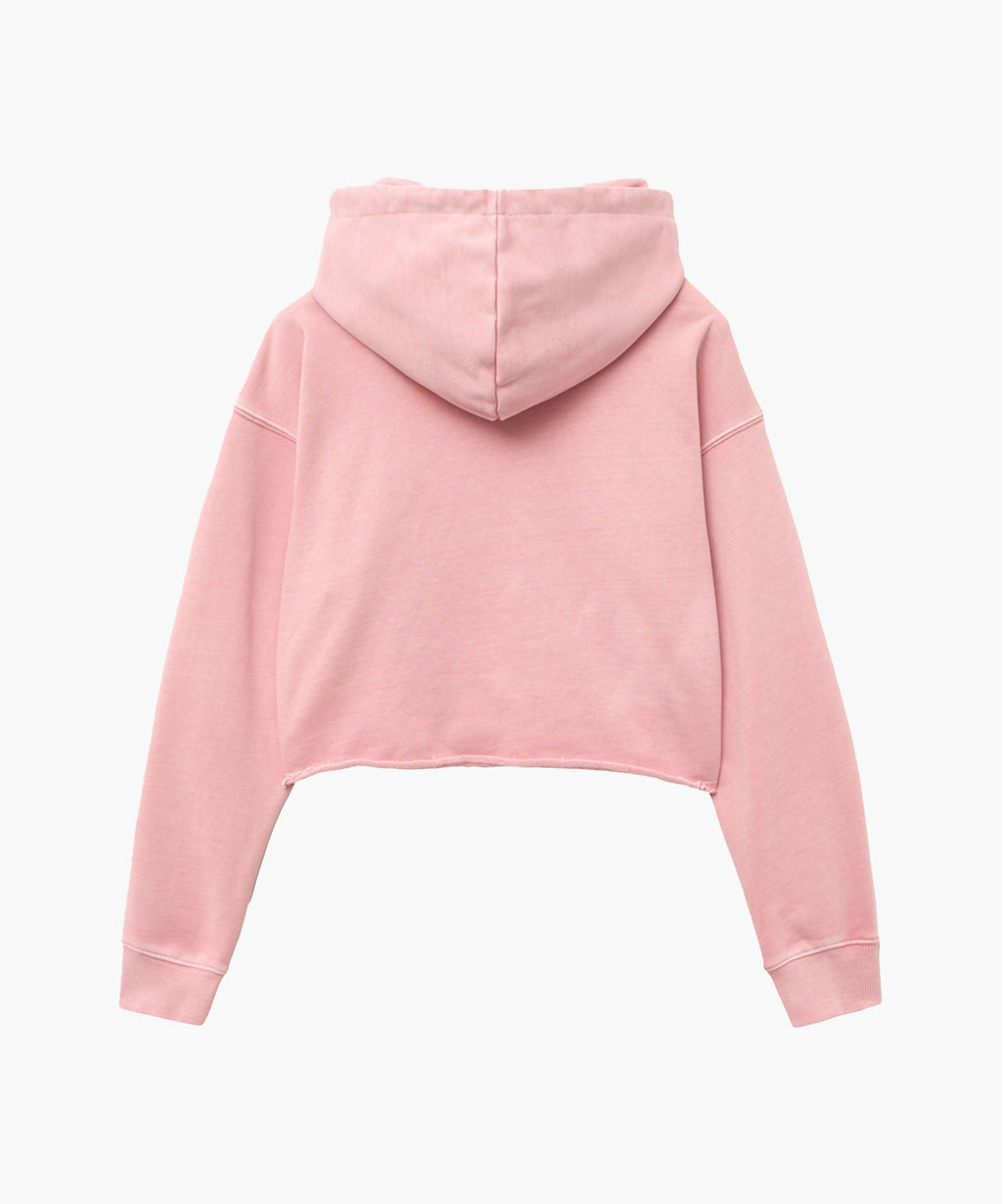 Marithe & Francois Girbaud - Paris Dyeing Crop Hoodie (Gray Pink) product image 7 | TRAB K-Fashion Australia