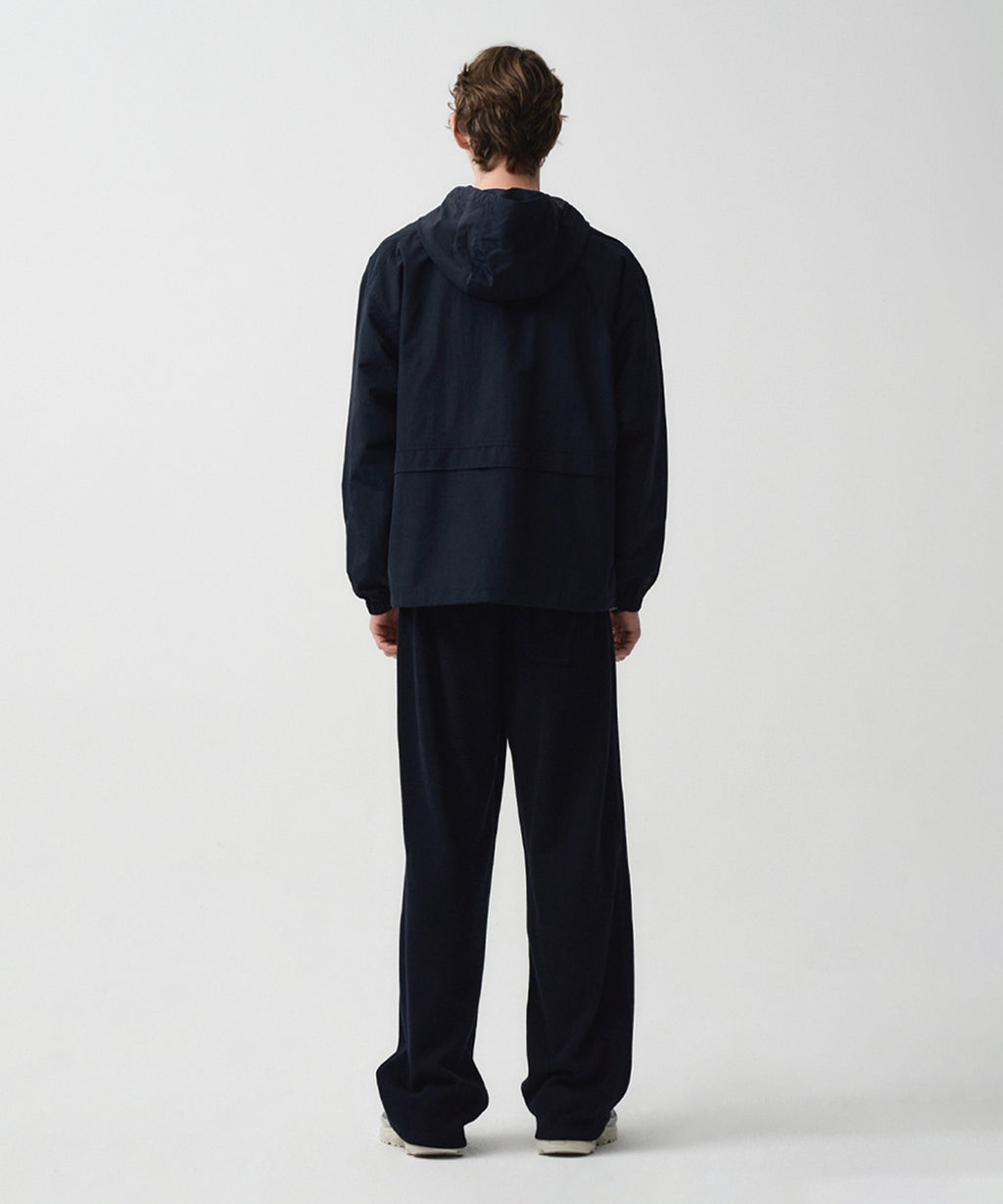 Marithe & Francois Girbaud - Lettering Logo Nylon Anorak Hoodie (Dark Navy) product image 5 | TRAB K-Fashion Australia