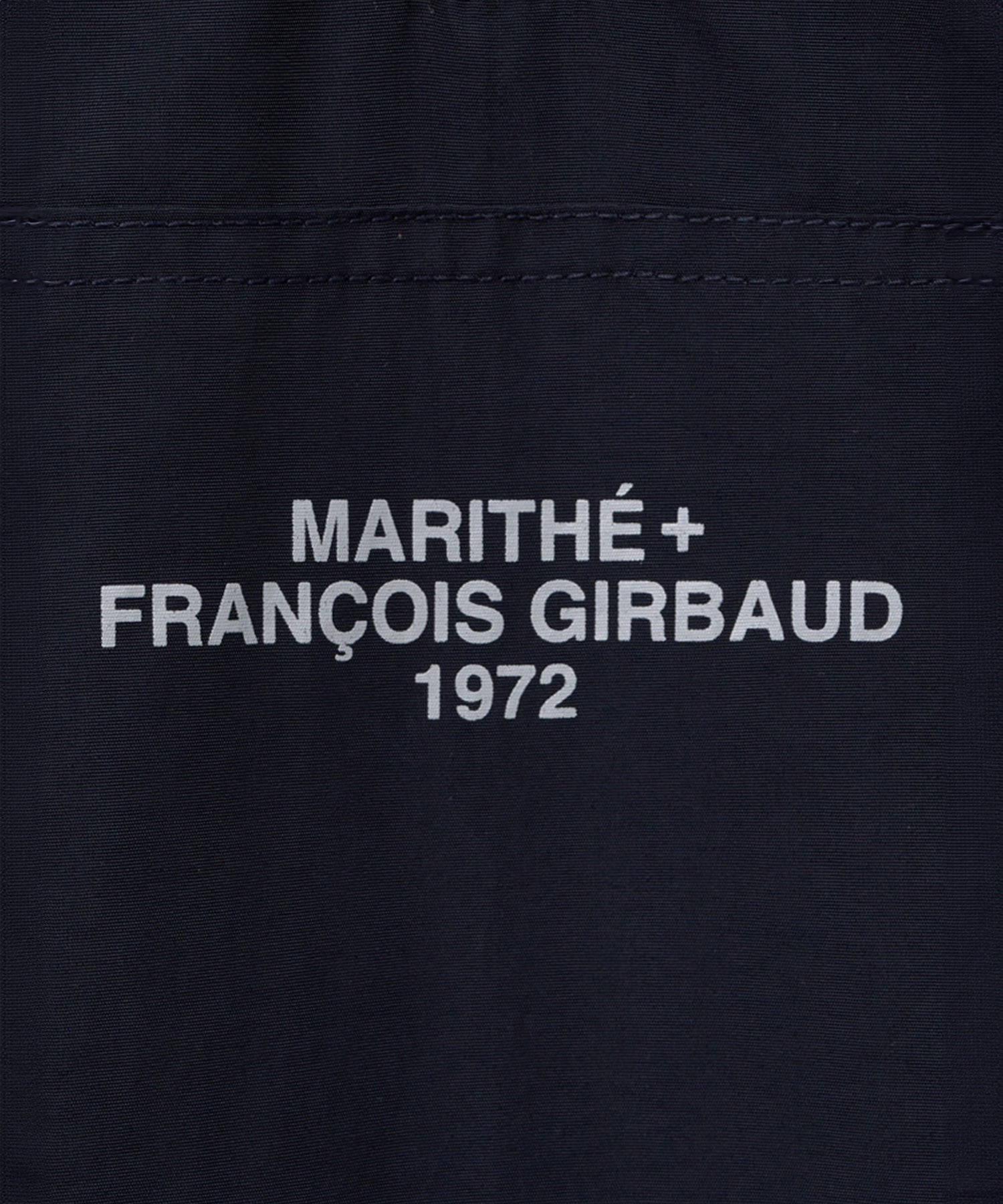 Marithe & Francois Girbaud - Lettering Logo Nylon Anorak Hoodie (Dark Navy) product image 10 | TRAB K-Fashion Australia