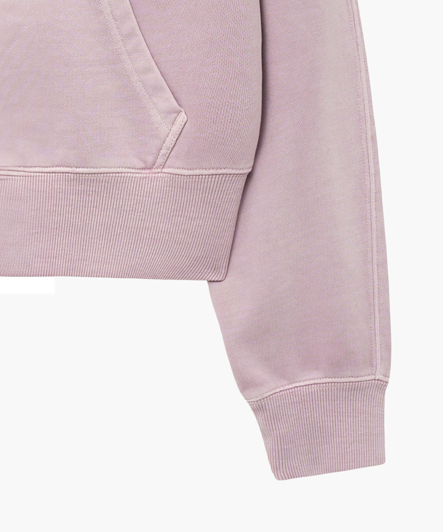 Marithe & Francois Girbaud - Vintage Appilque Logo Crop Hoodie Zipup (Dark Pink) product image 4 | TRAB K-Fashion Australia