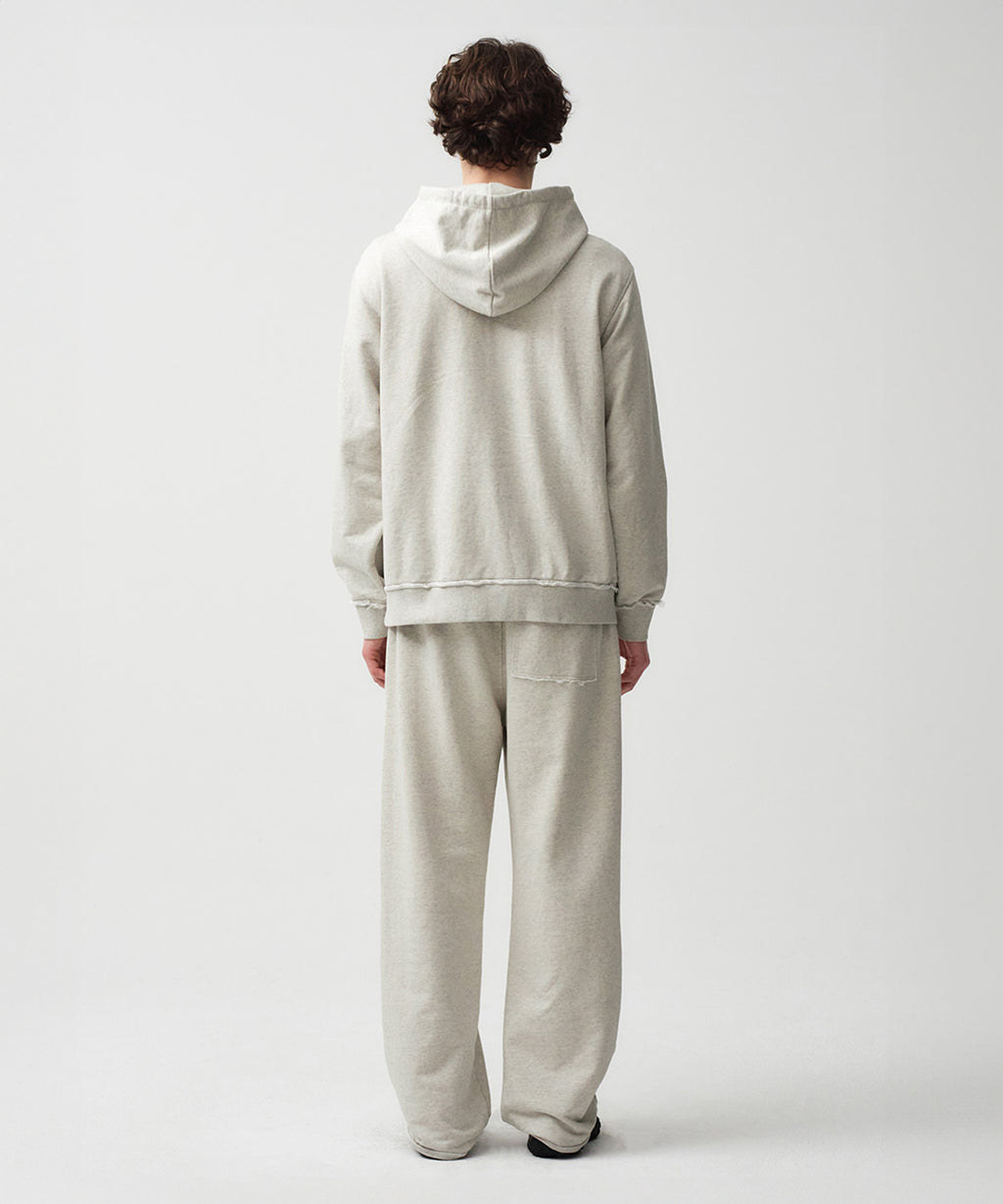 Marithe & Francois Girbaud - Patch Logo Hoodie (Oatmeal) product image 3 | TRAB K-Fashion Australia