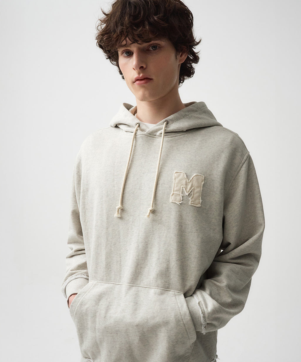 Marithe & Francois Girbaud - Patch Logo Hoodie (Oatmeal) product image 4 | TRAB K-Fashion Australia