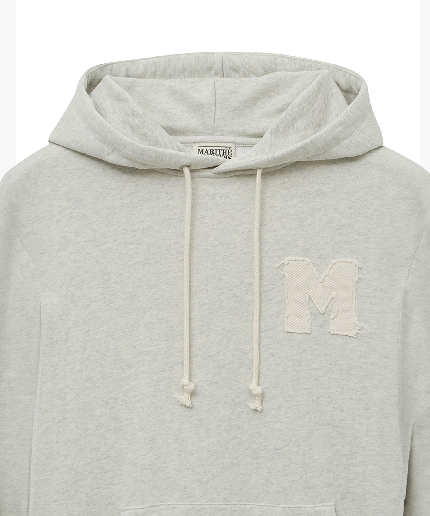 Marithe & Francois Girbaud - Patch Logo Hoodie (Oatmeal) product image 6 | TRAB K-Fashion Australia