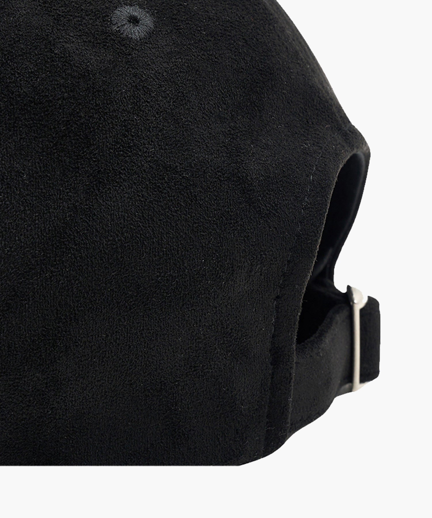Marithe & Francois Girbaud - Lettering Logo Suede Cap (Black) product image 4 | TRAB K-Fashion Australia