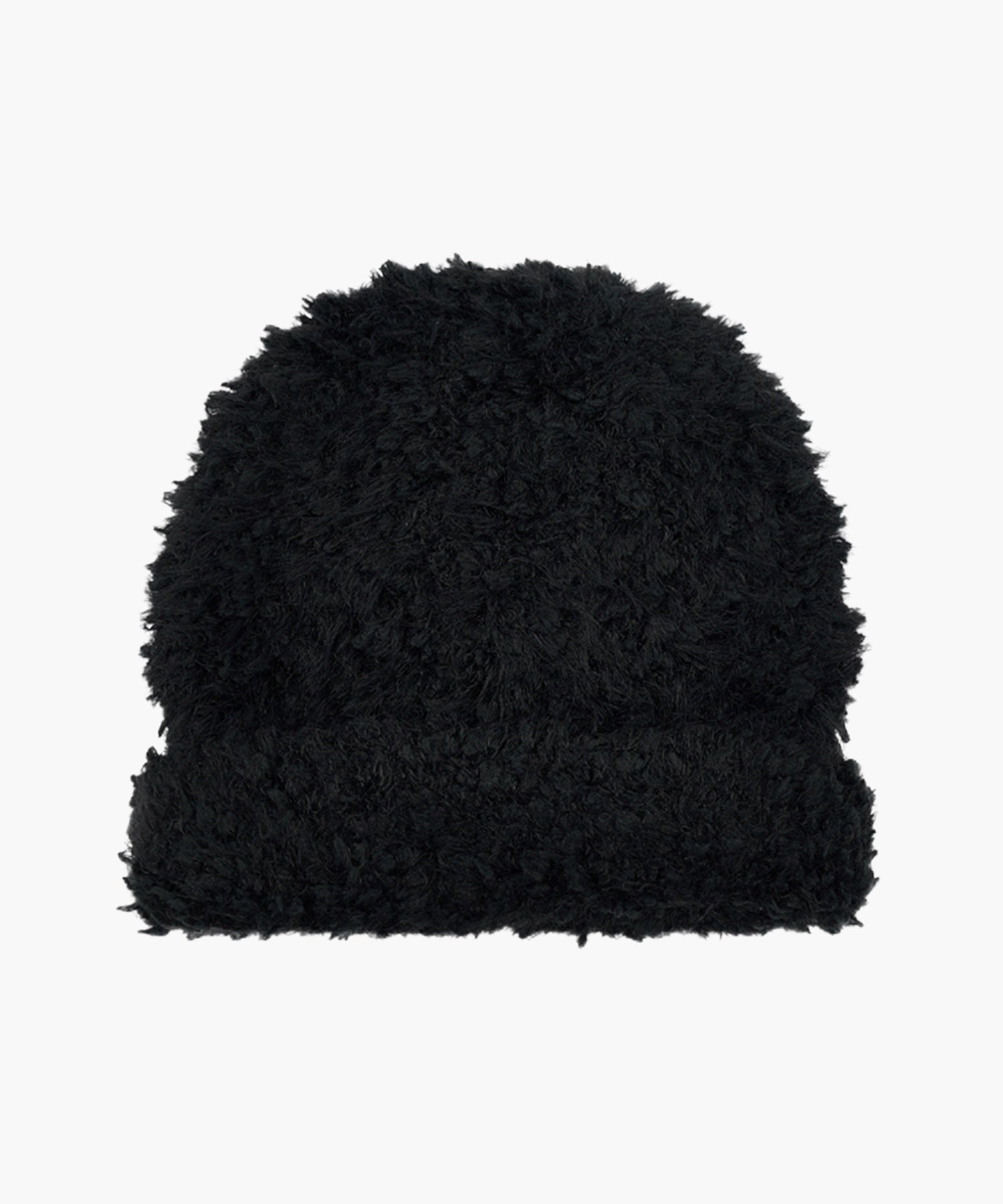 Marithe & Francois Girbaud - Circle Logo Snuggle Beanie (Black) product image 2 | TRAB K-Fashion Australia