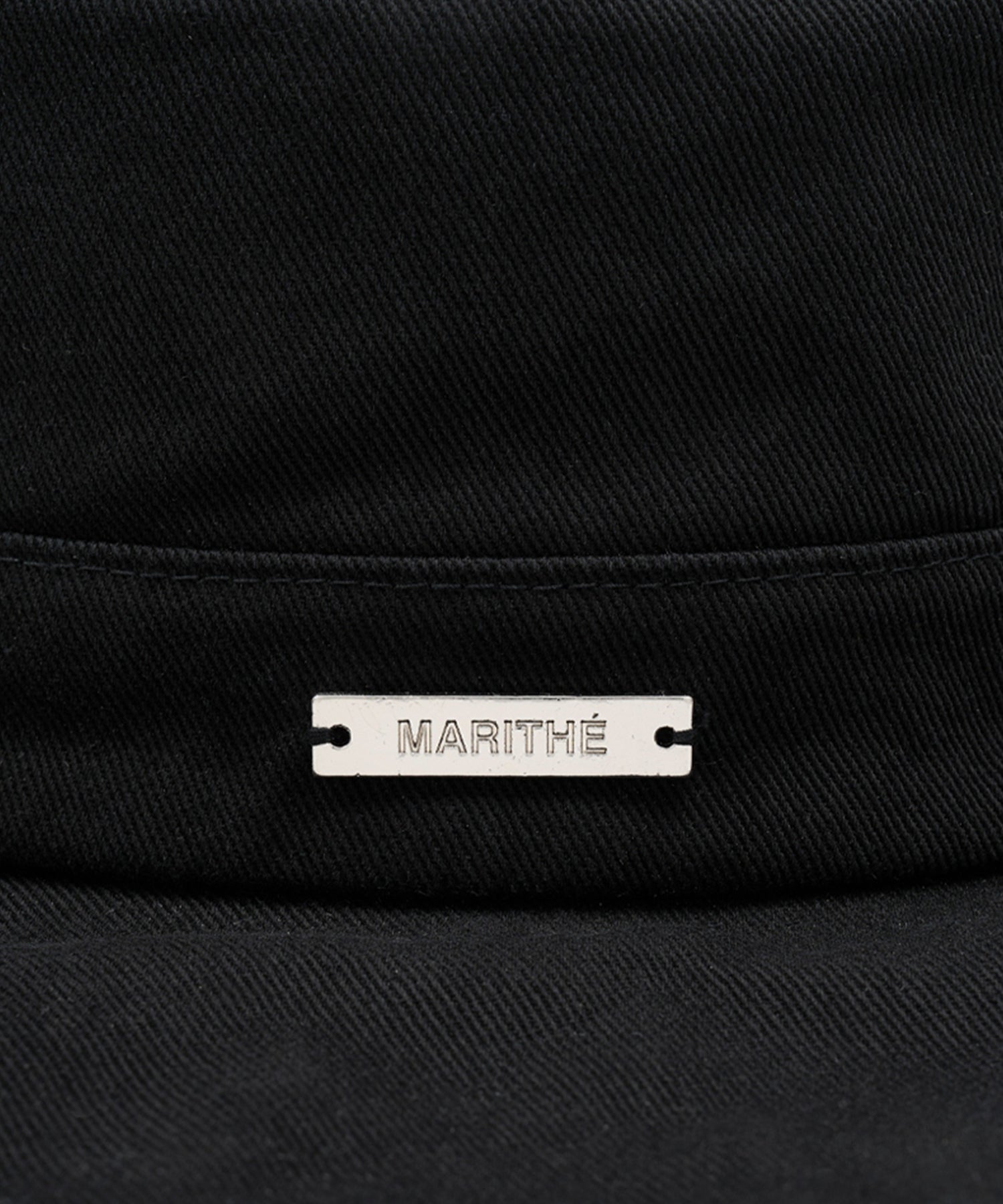 Marithe & Francois Girbaud - Strap Bucket Hat (Black) product image 3 | TRAB K-Fashion Australia