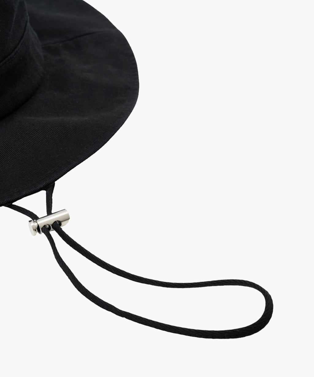 Marithe & Francois Girbaud - Strap Bucket Hat (Black) product image 4 | TRAB K-Fashion Australia