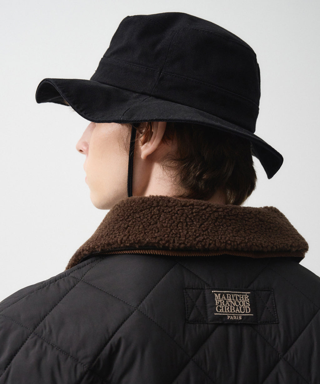 Marithe & Francois Girbaud - Strap Bucket Hat (Black) product image 7 | TRAB K-Fashion Australia