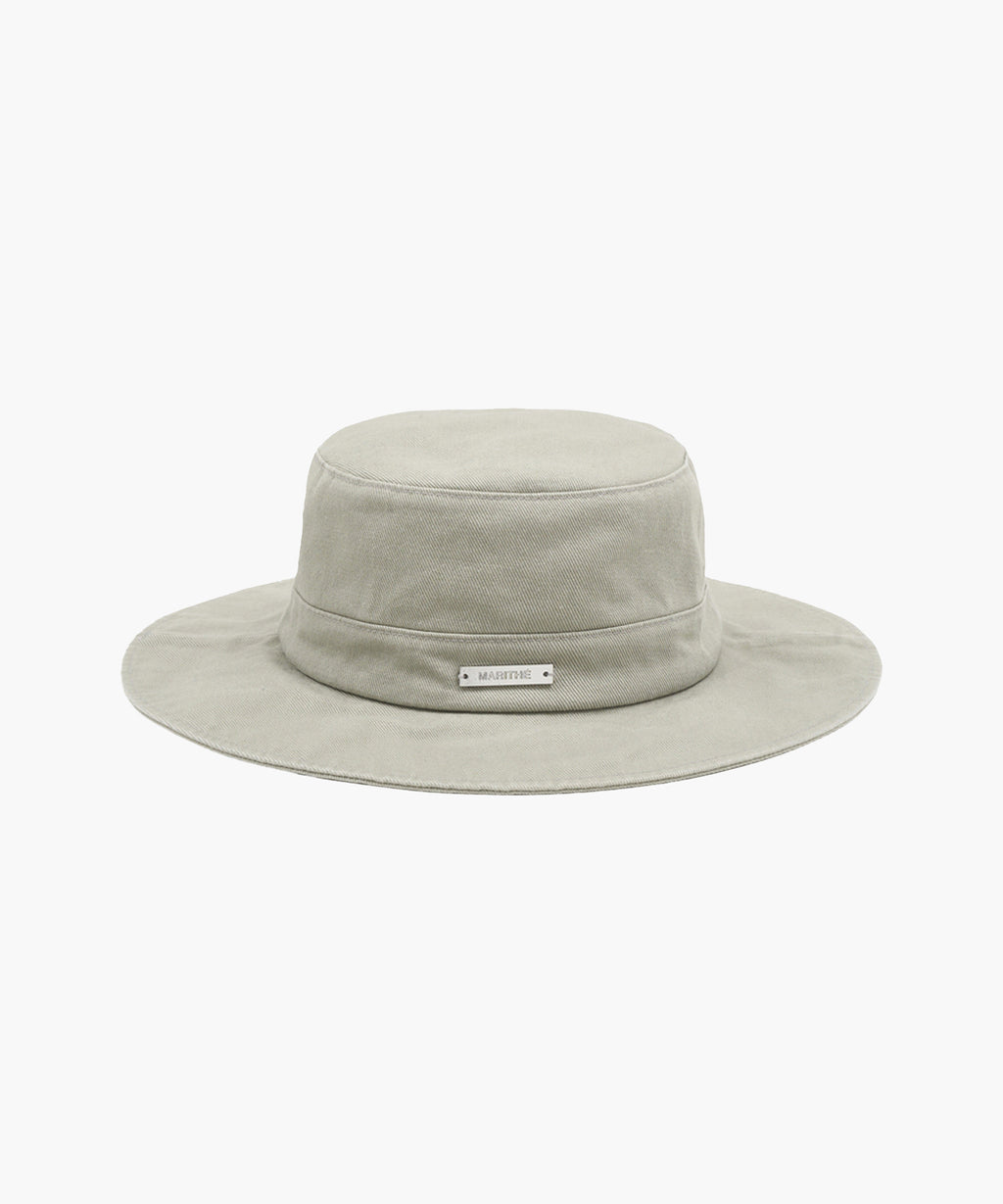 Marithe & Francois Girbaud - Strap Bucket Hat (Gray Khaki) product image 1 | TRAB K-Fashion Australia