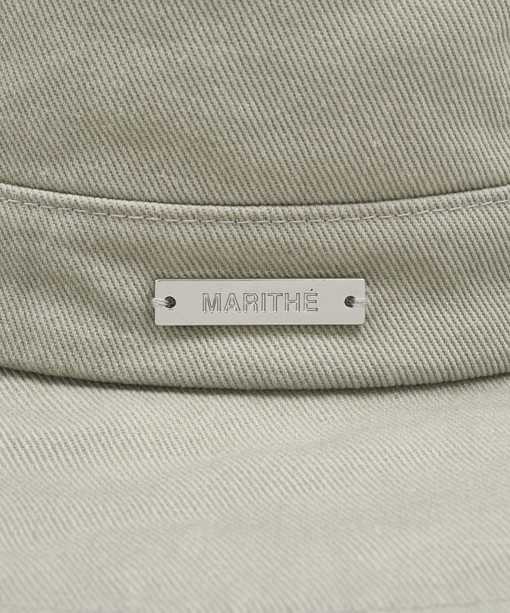 Marithe & Francois Girbaud - Strap Bucket Hat (Gray Khaki) product image 3 | TRAB K-Fashion Australia