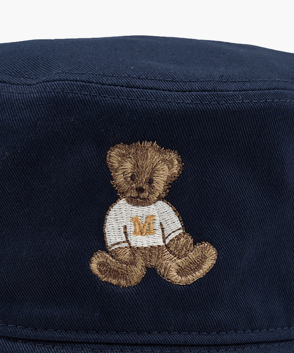 Marithe & Francois Girbaud - Doodle Bear Bucket Hat (Navy) product image 4 | TRAB K-Fashion Australia
