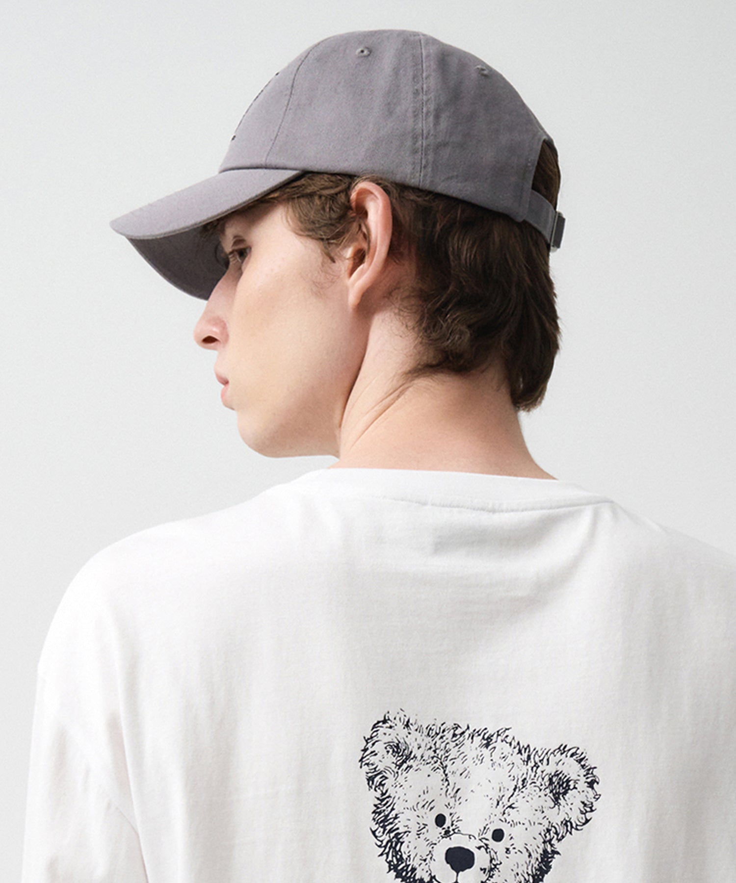 Marithe & Francois Girbaud - Doodle Classic Logo Cap (Gray) product image 6 | TRAB K-Fashion Australia