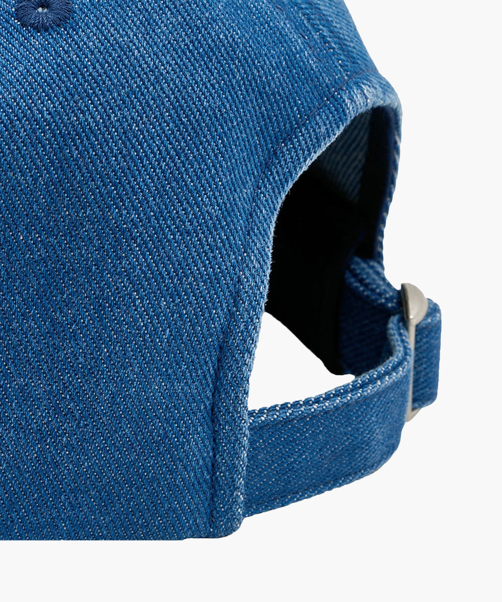 Marithe & Francois Girbaud - Logo Denim Patch Work Cap (Blue) product image 4 | TRAB K-Fashion Australia