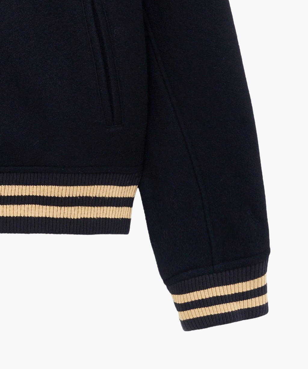 Marithe & Francois Girbaud - Je Ne La Varsity Jacket (Dark Navy) product image 12 | TRAB K-Fashion Australia
