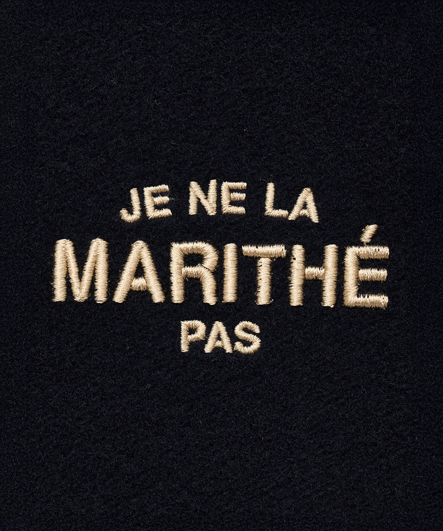 Marithe & Francois Girbaud - Je Ne La Varsity Jacket (Dark Navy) product image 13 | TRAB K-Fashion Australia