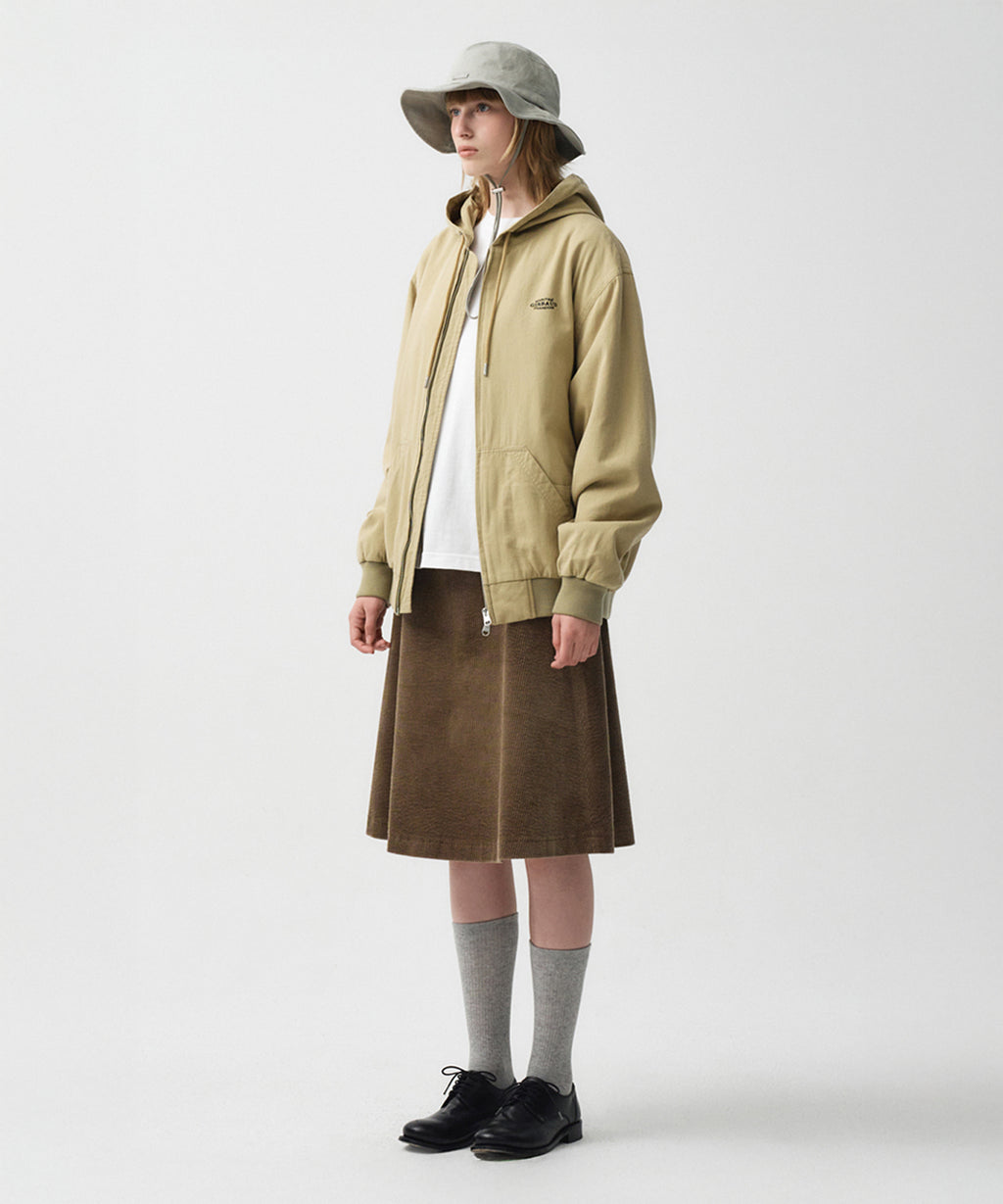 Marithe & Francois Girbaud - Hooded Work Jacket (Beige) product image 4 | TRAB K-Fashion Australia