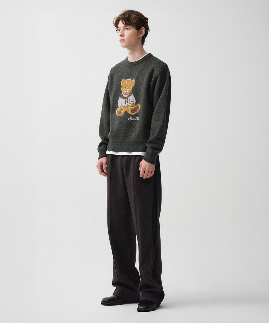 Marithe & Francois Girbaud - Doodle Bear Sweater (Charcoal) product image 7 | TRAB K-Fashion Australia