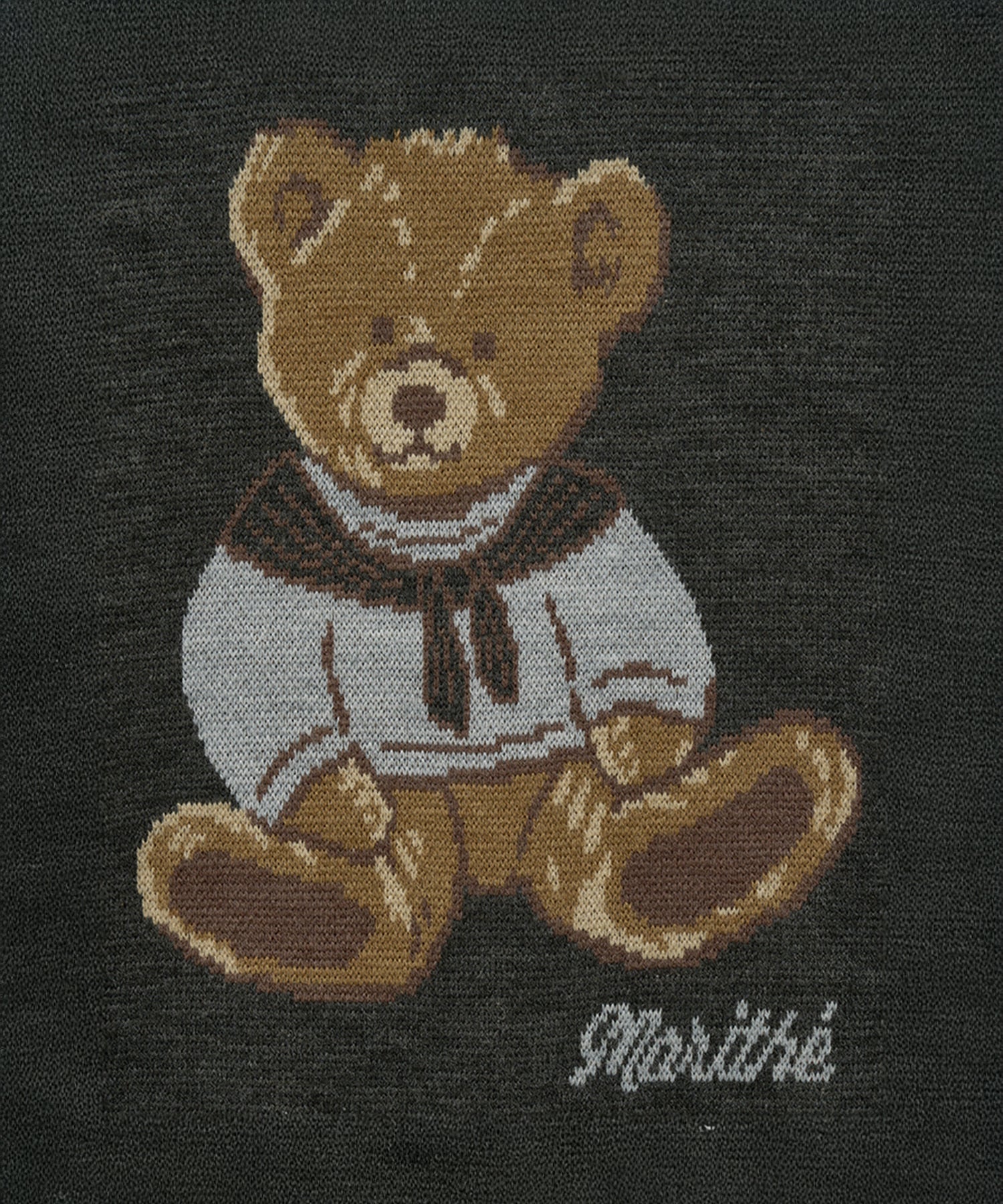 Marithe & Francois Girbaud - Doodle Bear Sweater (Charcoal) product image 16 | TRAB K-Fashion Australia