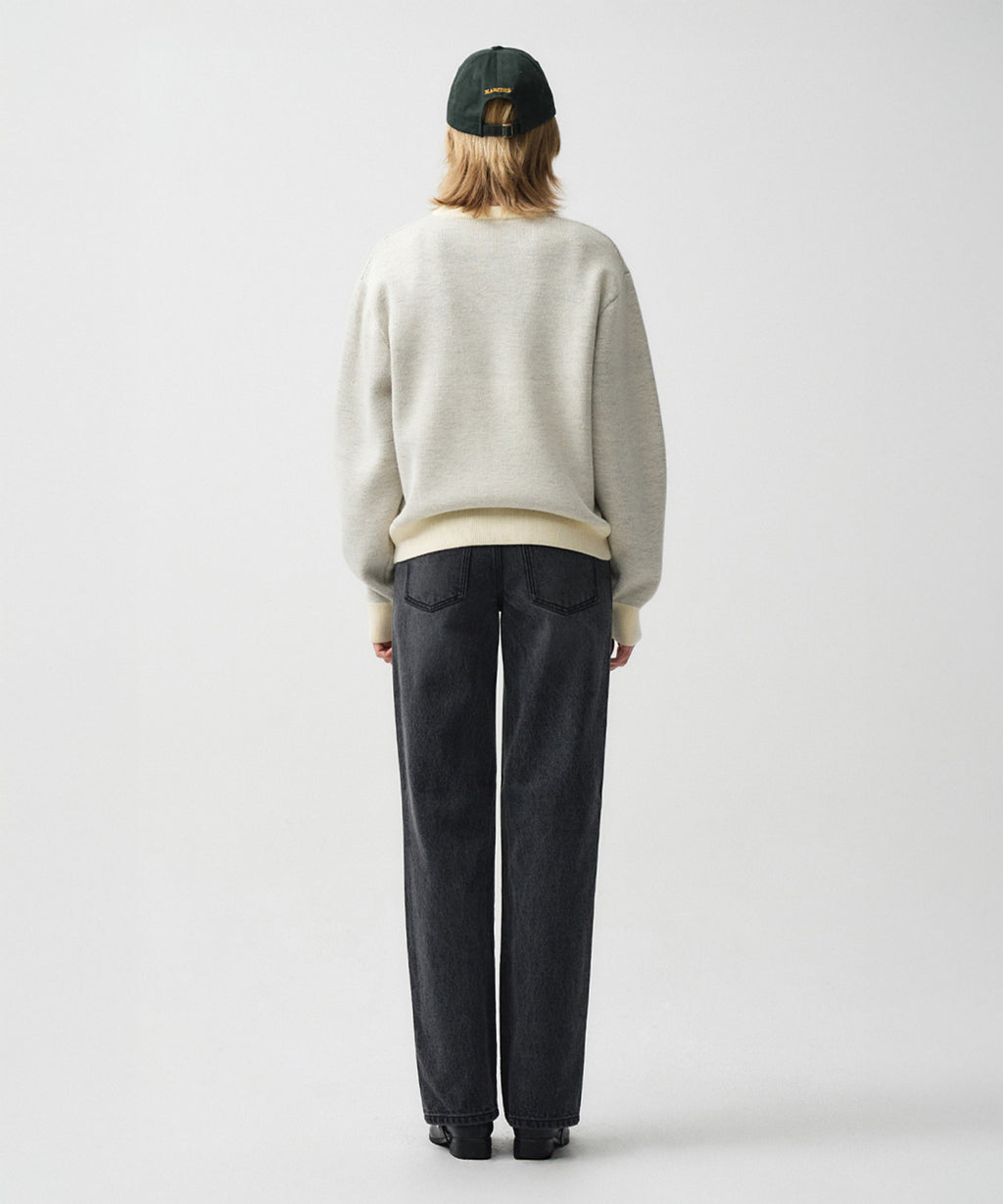 Marithe & Francois Girbaud - Doodle Bear Sweater (Ivory) product image 5 | TRAB K-Fashion Australia