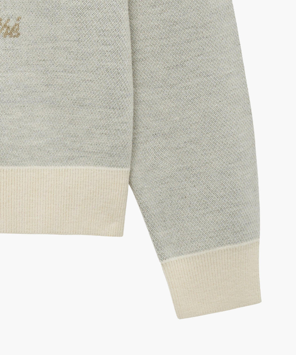 Marithe & Francois Girbaud - Doodle Bear Sweater (Ivory) product image 9 | TRAB K-Fashion Australia