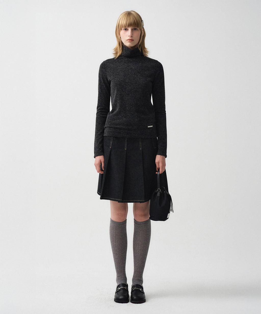 Marithe & Francois Girbaud - Warm Touch Turtle Neck Long Sleeve (Black) product image 2 | TRAB K-Fashion Australia