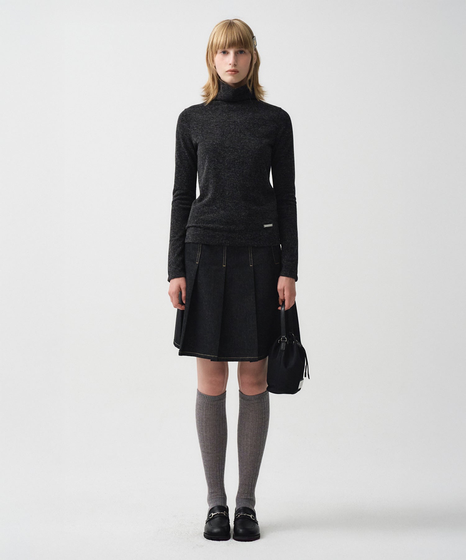 Marithe & Francois Girbaud - Warm Touch Turtle Neck Long Sleeve (Black) product image 2 | TRAB K-Fashion Australia