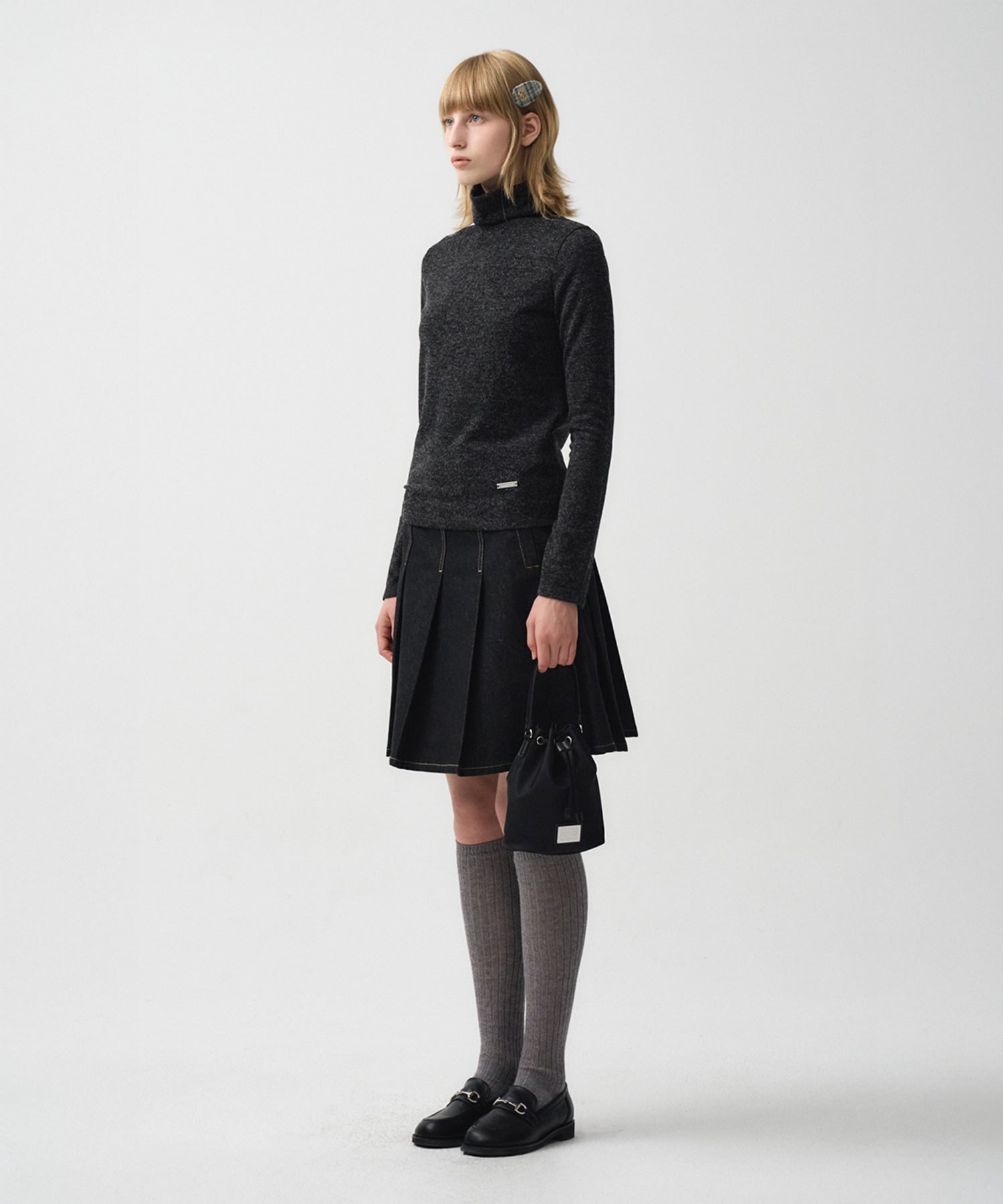 Marithe & Francois Girbaud - Warm Touch Turtle Neck Long Sleeve (Black) product image 3 | TRAB K-Fashion Australia