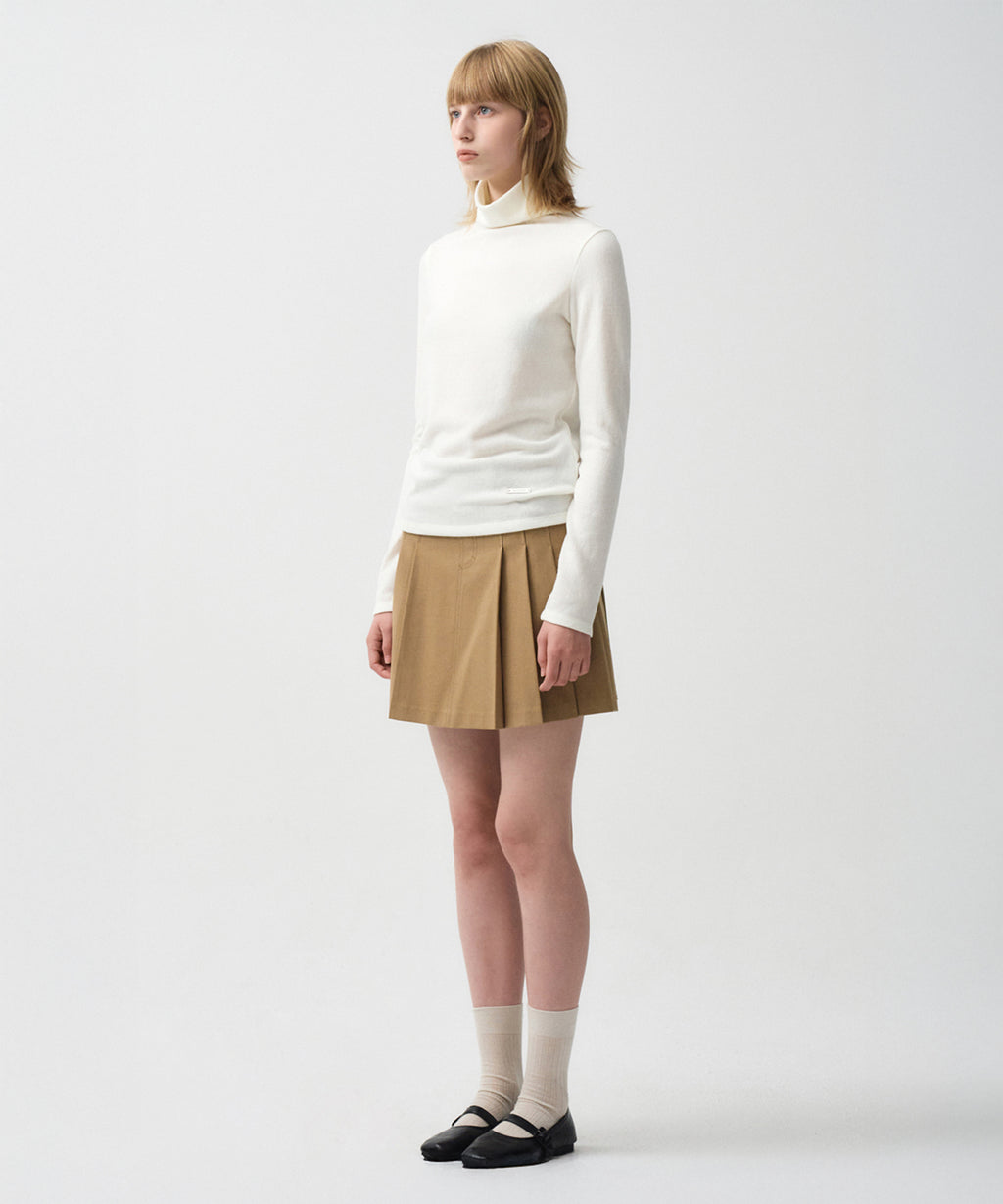 Marithe & Francois Girbaud - Warm Touch Turtle Neck Long Sleeve (Ivory) product image 5 | TRAB K-Fashion Australia
