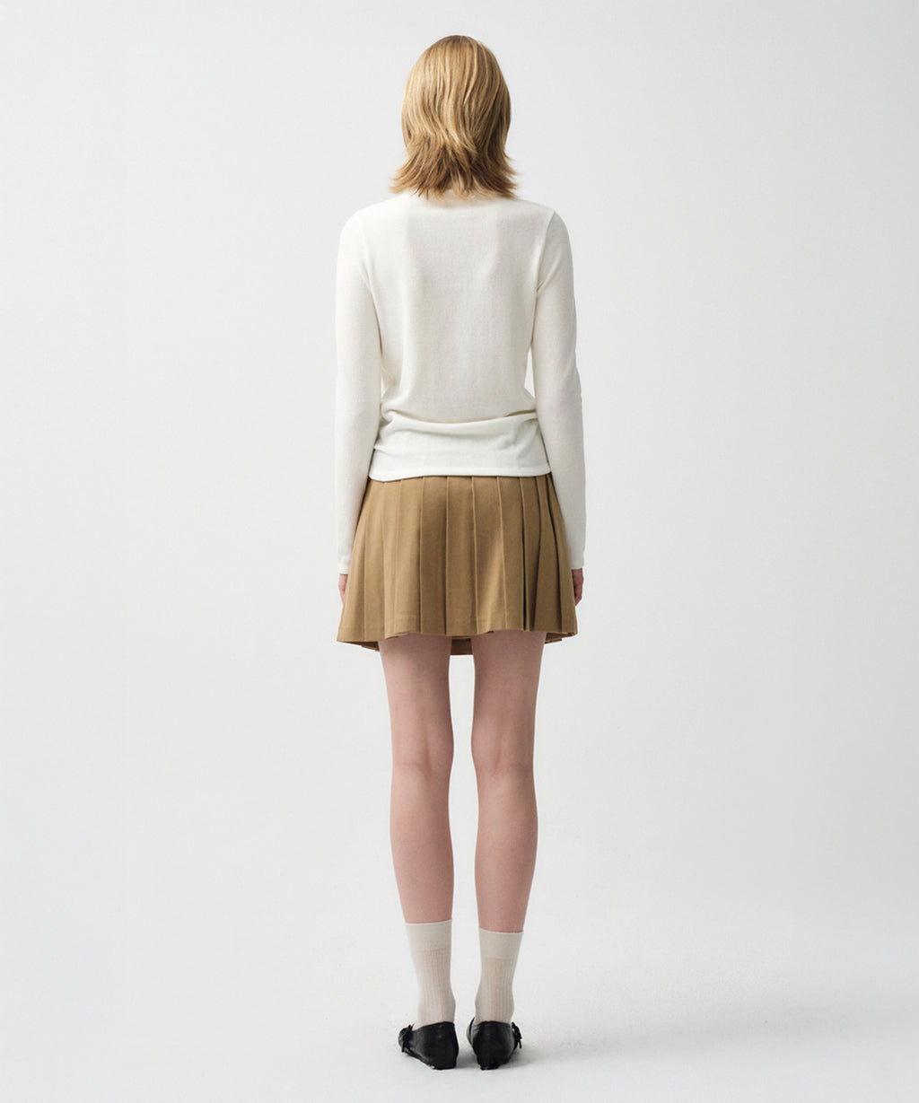 Marithe & Francois Girbaud - Warm Touch Turtle Neck Long Sleeve (Ivory) product image 6 | TRAB K-Fashion Australia