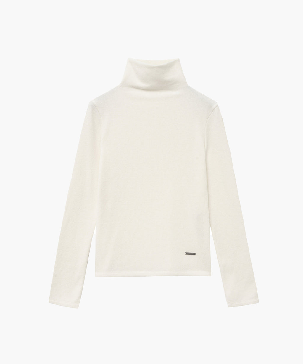 Marithe & Francois Girbaud - Warm Touch Turtle Neck Long Sleeve (Ivory) product image 7 | TRAB K-Fashion Australia