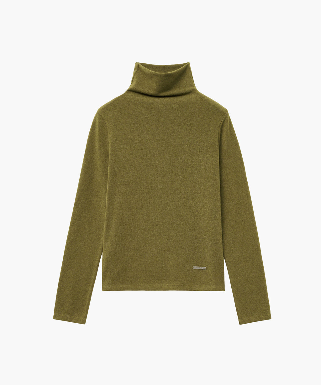 Marithe & Francois Girbaud - Warm Touch Turtle Neck Long Sleeve (Olive) product image 6 | TRAB K-Fashion Australia