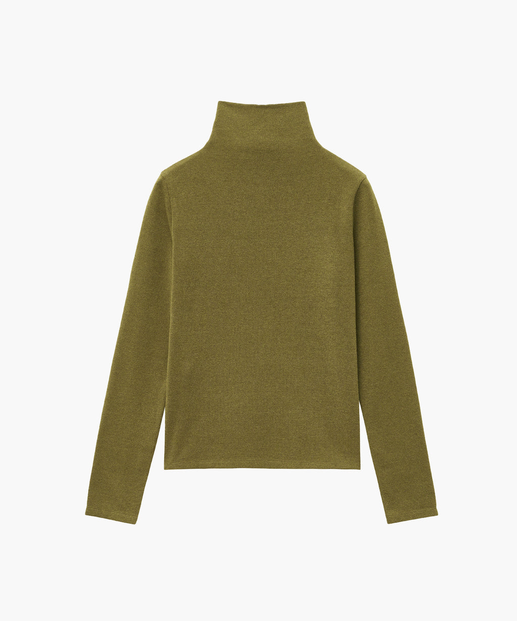 Marithe & Francois Girbaud - Warm Touch Turtle Neck Long Sleeve (Olive) product image 7 | TRAB K-Fashion Australia