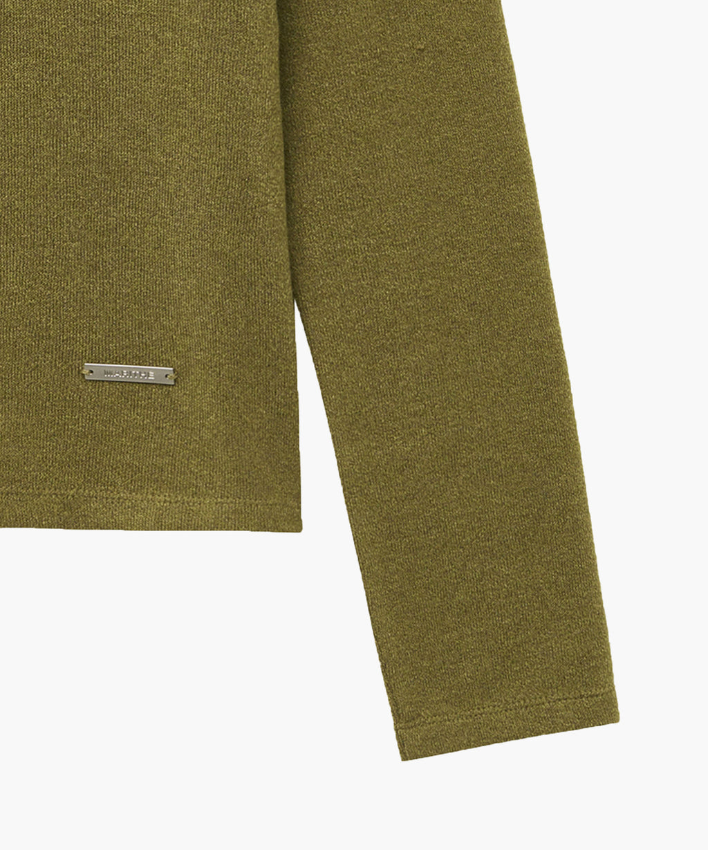 Marithe & Francois Girbaud - Warm Touch Turtle Neck Long Sleeve (Olive) product image 9 | TRAB K-Fashion Australia