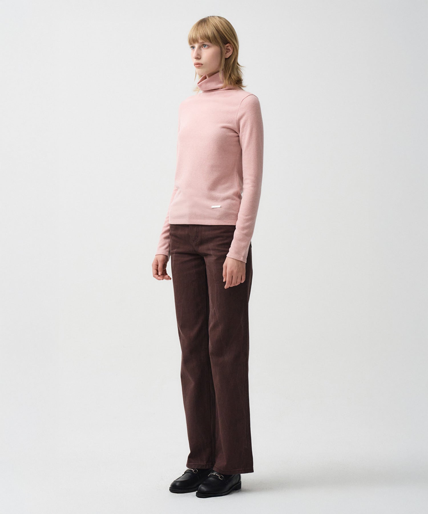 Marithe & Francois Girbaud - Warm Touch Turtle Neck Long Sleeve (Pink) product image 5 | TRAB K-Fashion Australia