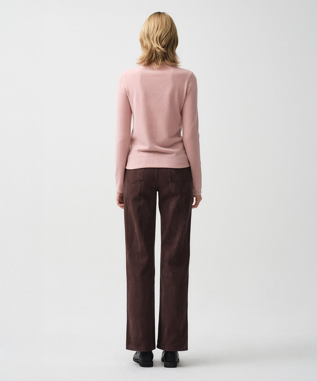 Marithe & Francois Girbaud - Warm Touch Turtle Neck Long Sleeve (Pink) product image 6 | TRAB K-Fashion Australia
