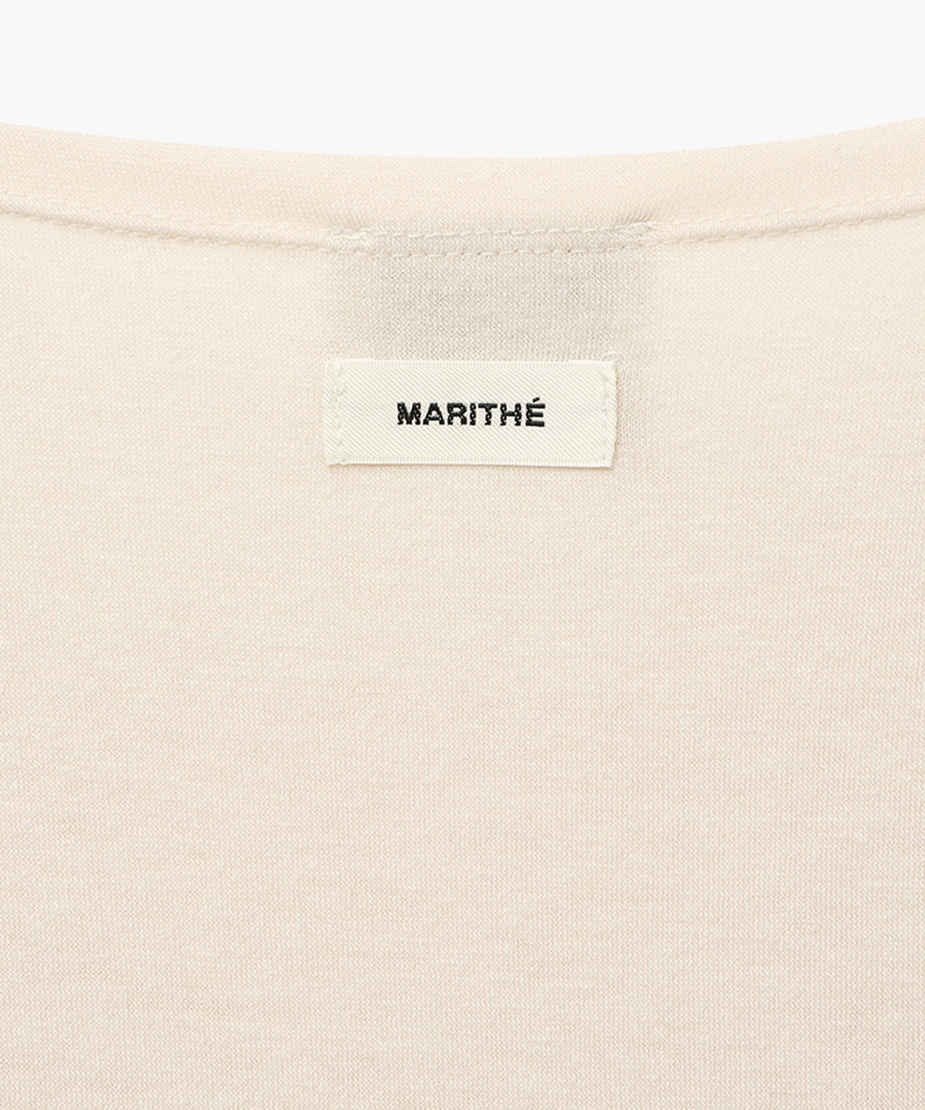 Marithe & Francois Girbaud - Neck Point Long Sleeve (Ivory) product image 9 | TRAB K-Fashion Australia