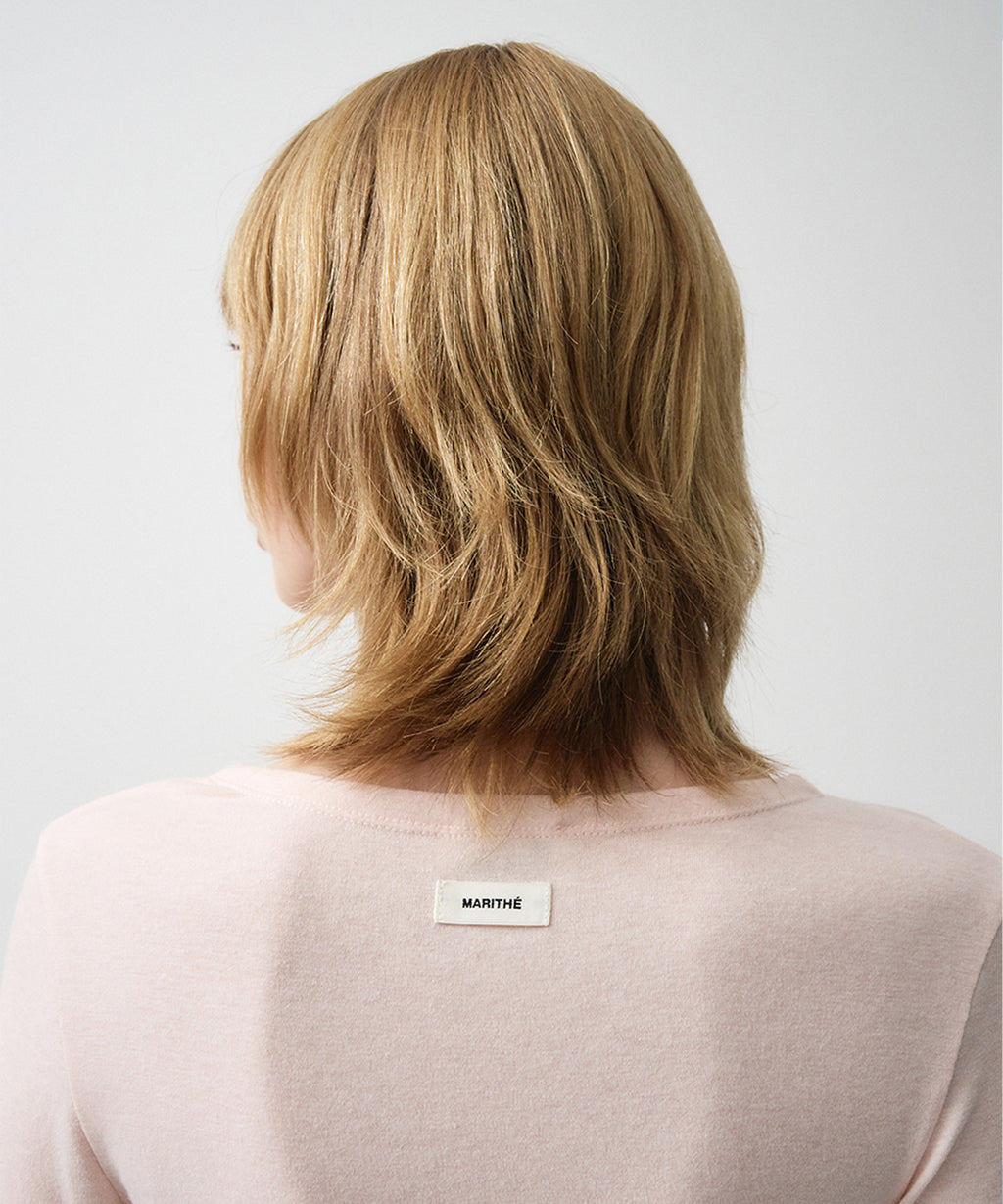 Marithe & Francois Girbaud - Neck Point Long Sleeve (Light Pink) product image 6 | TRAB K-Fashion Australia