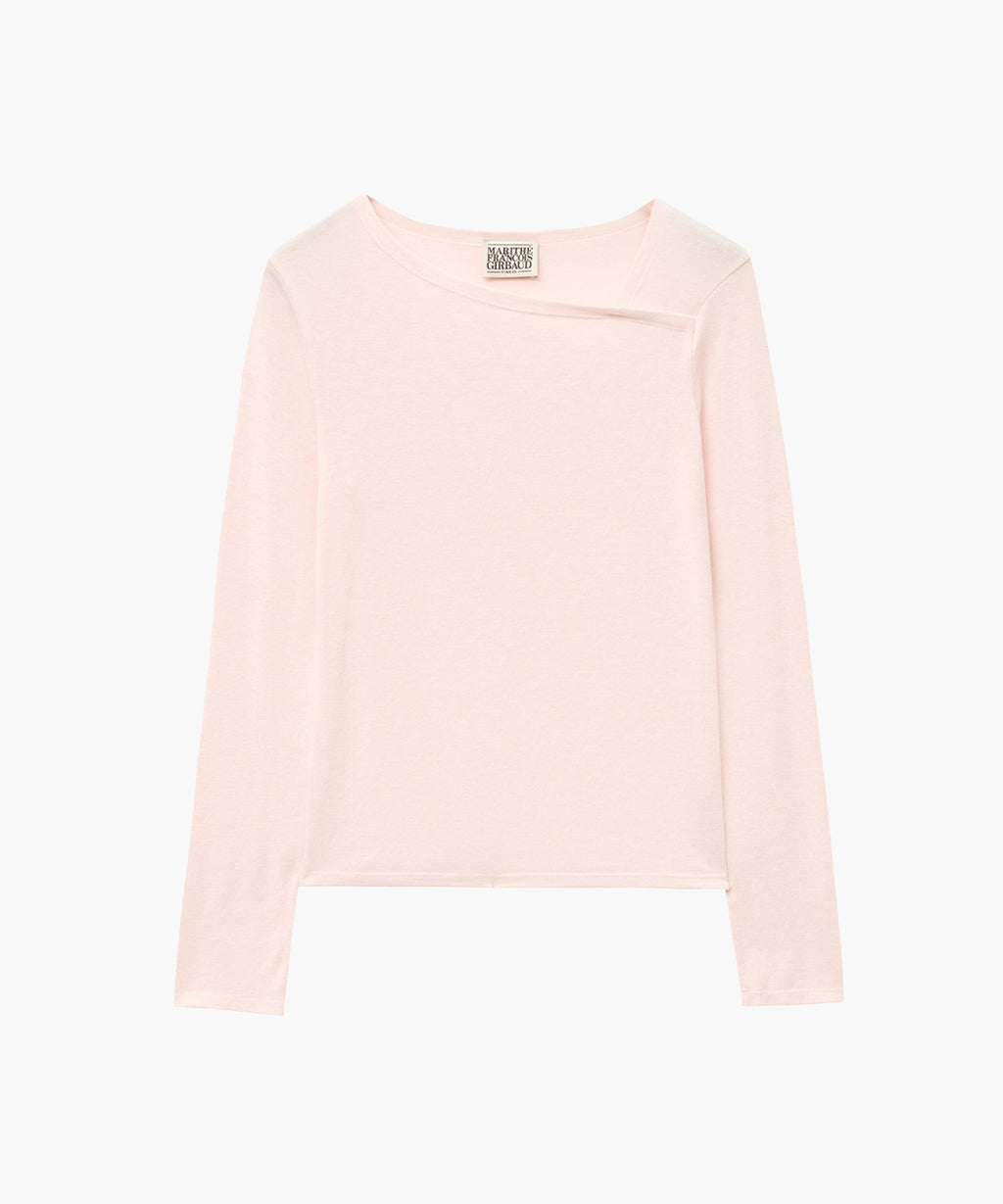Marithe & Francois Girbaud - Neck Point Long Sleeve (Light Pink) product image 7 | TRAB K-Fashion Australia