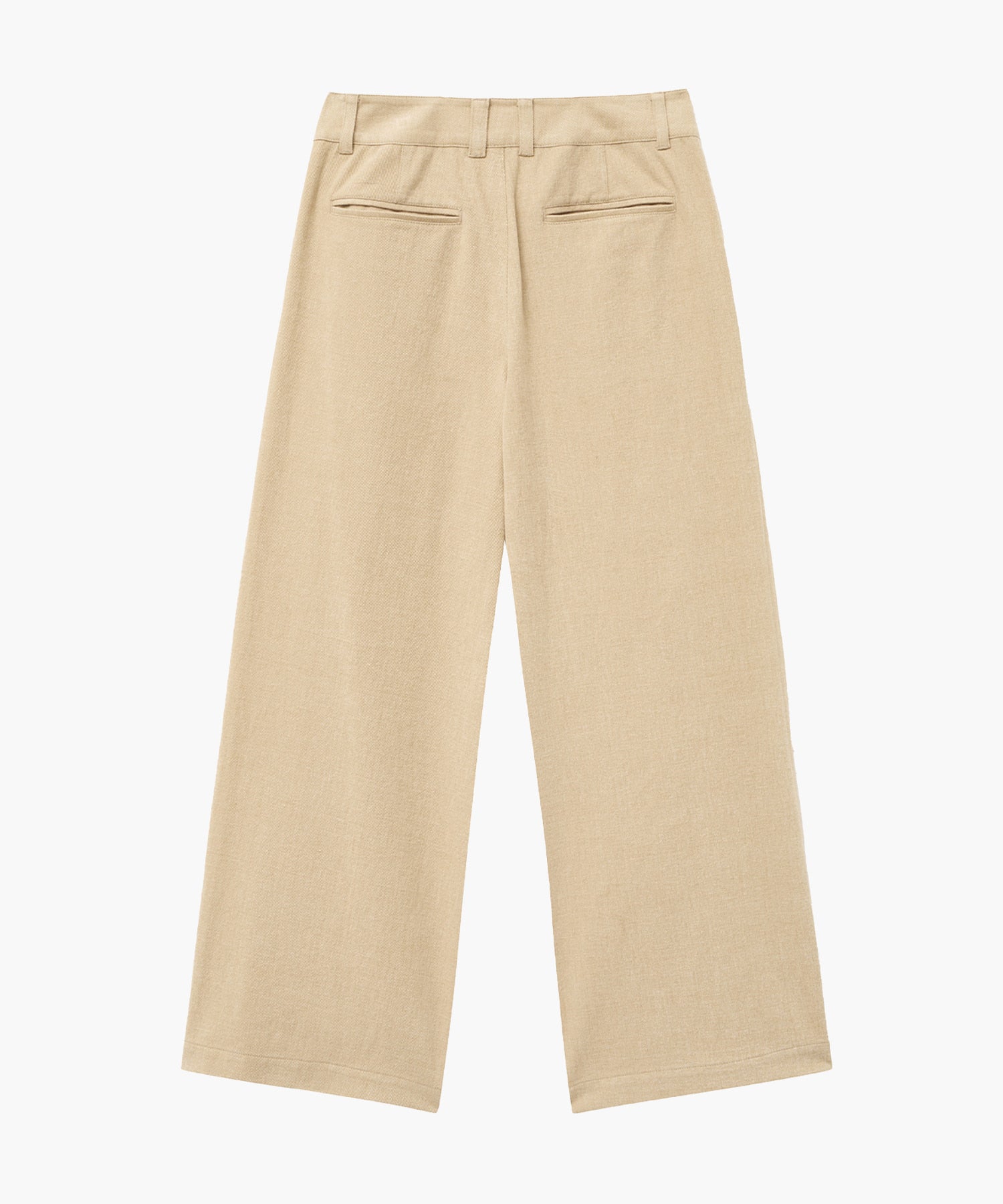 Marithe & Francois Girbaud - Wide Two Tuck Chino Pants (Beige) product image 7 | TRAB K-Fashion Australia