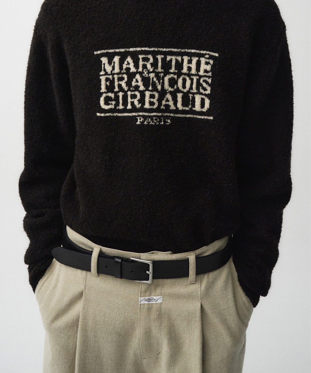 Marithe & Francois Girbaud - Wide One Tuck Chino Pants (Beige) product image 4 | TRAB K-Fashion Australia