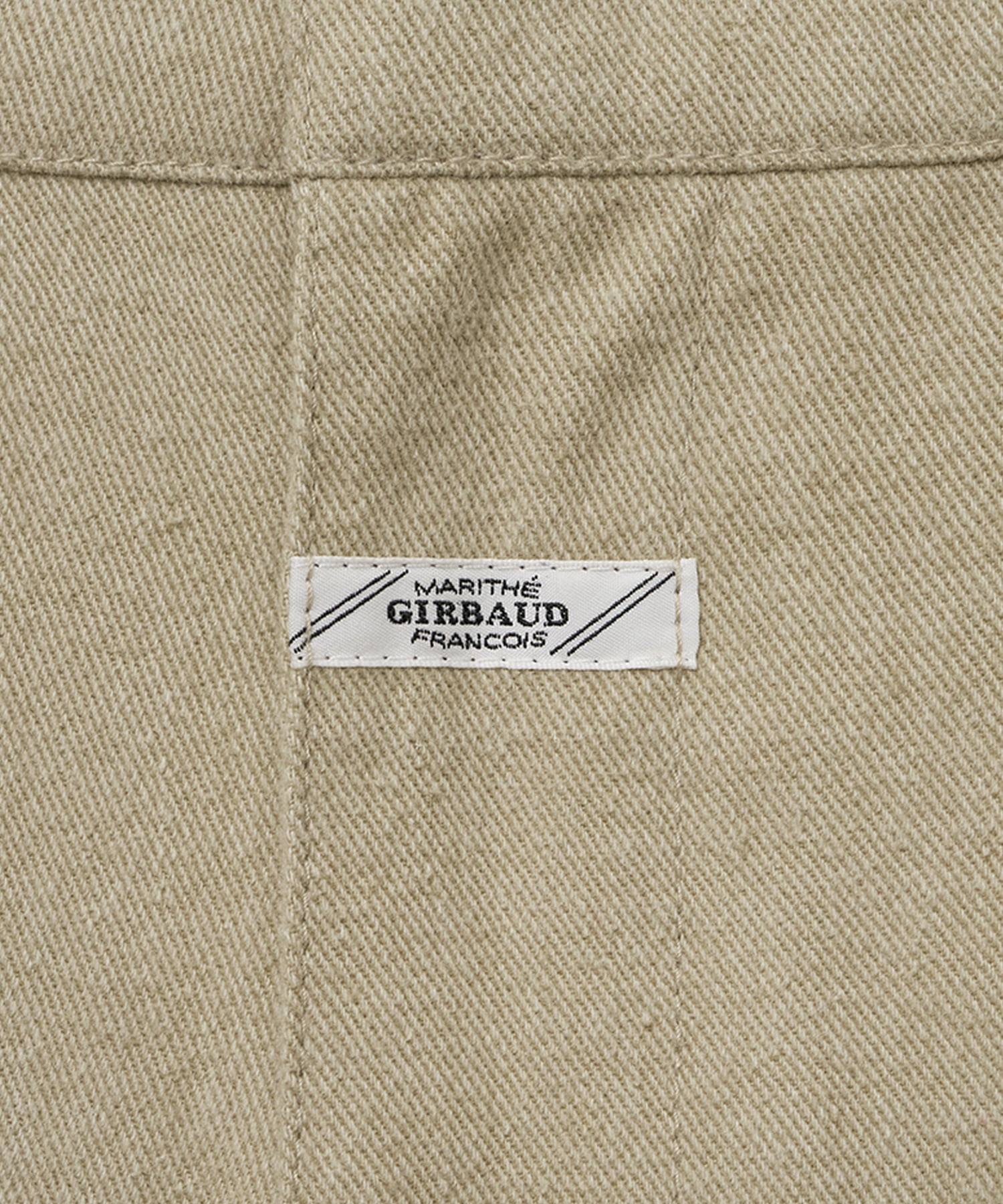 Marithe & Francois Girbaud - Wide One Tuck Chino Pants (Beige) product image 8 | TRAB K-Fashion Australia