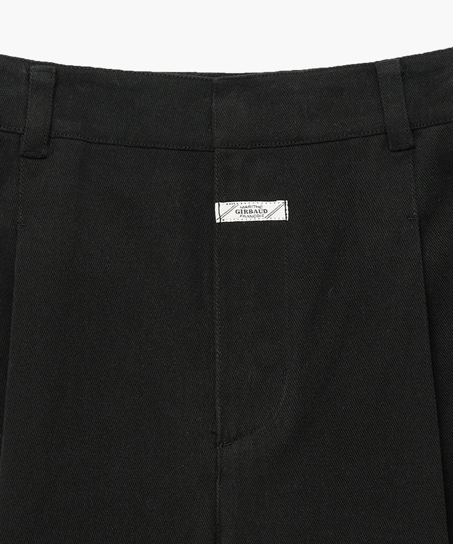 Marithe & Francois Girbaud - Wide One Tuck Chino Pants (Black) product image 3 | TRAB K-Fashion Australia