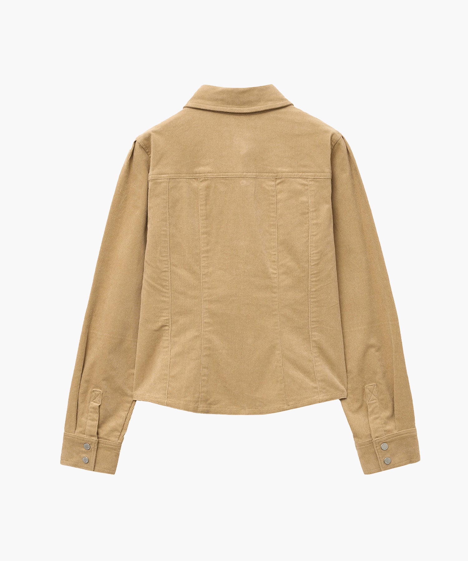 Marithe & Francois Girbaud - Slim Fit Velvet Corduroy Shirt (Camel) product image 6 | TRAB K-Fashion Australia