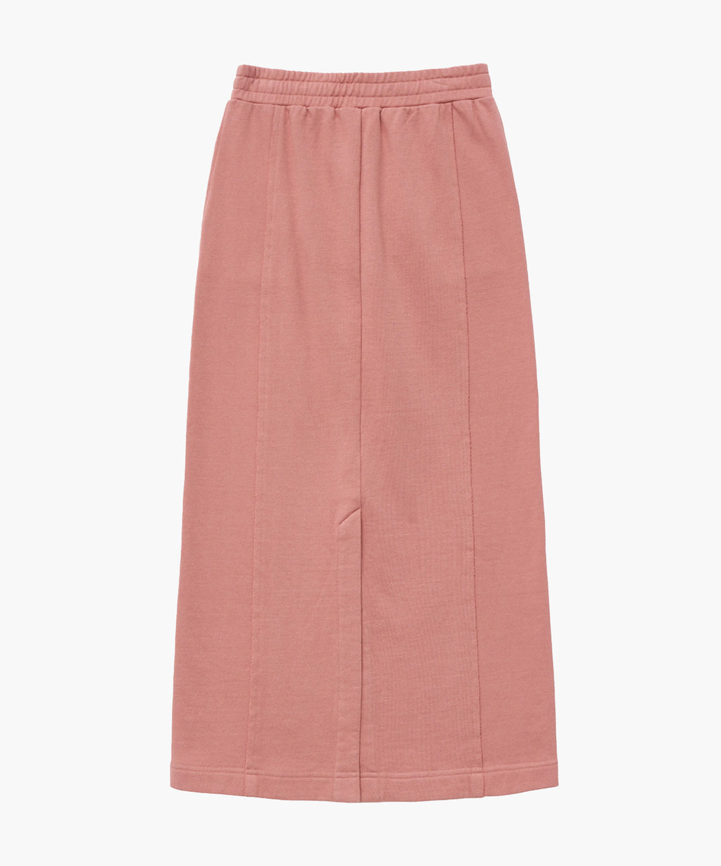 Marithe & Francois Girbaud - Classic Logo Sweat Skirt (Coral Pink) product image 7 | TRAB K-Fashion Australia