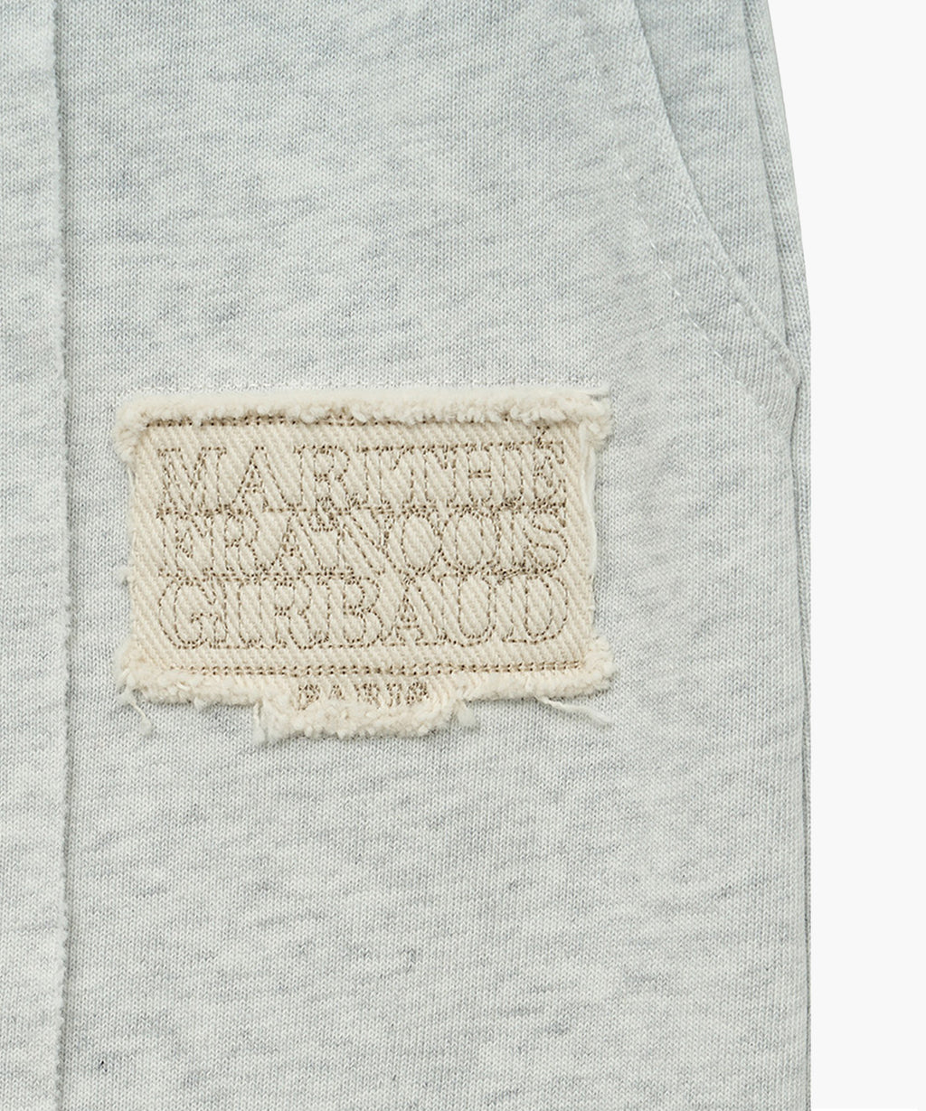 Marithe & Francois Girbaud - Classic Logo Denim Patch Sweat Skirt (Light Heather Gray) product image 8 | TRAB K-Fashion Australia