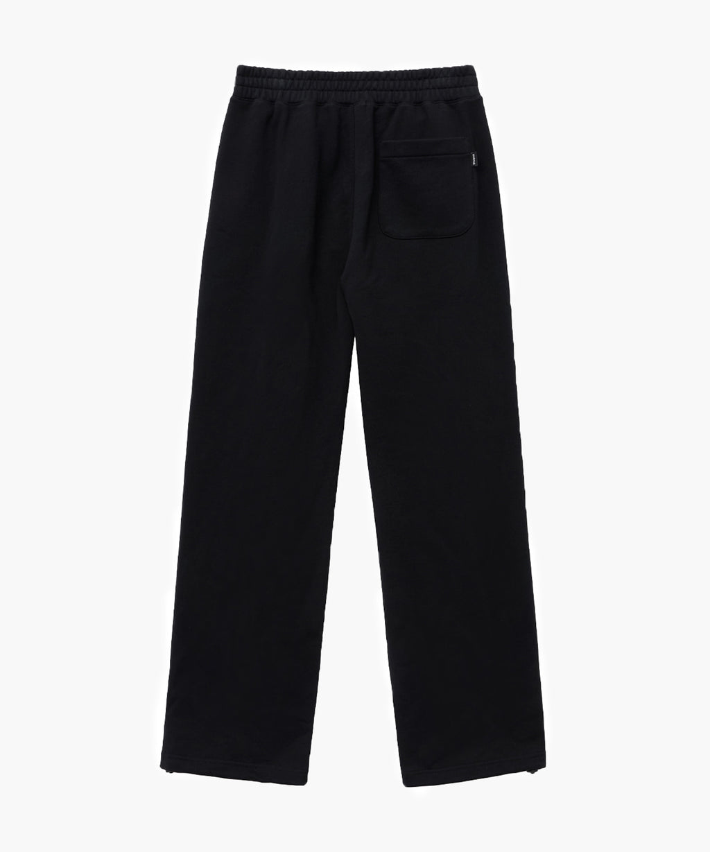 Marithe & Francois Girbaud - Regular Logo One Tuck Wide Sweatpants (Black) product image 7 | TRAB K-Fashion Australia
