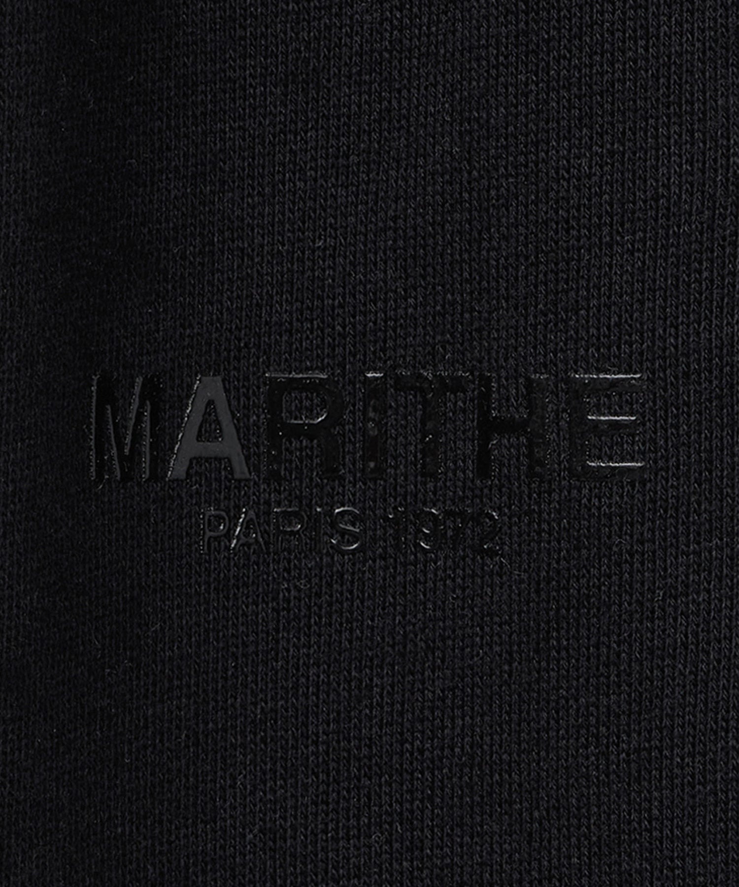 Marithe & Francois Girbaud - Regular Logo One Tuck Wide Sweatpants (Black) product image 10 | TRAB K-Fashion Australia