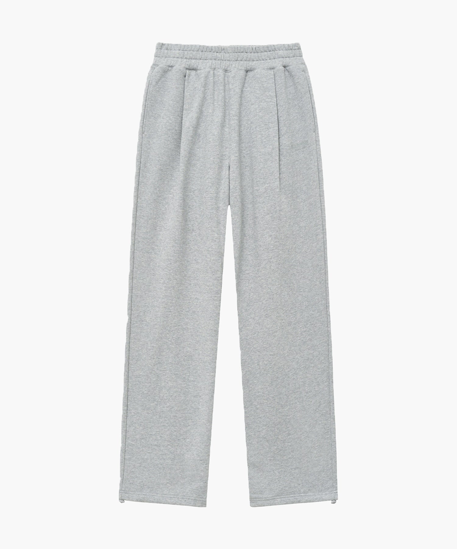 Marithe & Francois Girbaud - Regular Logo One Tuck Wide Sweatpants (Heather Gray) product image 6 | TRAB K-Fashion Australia