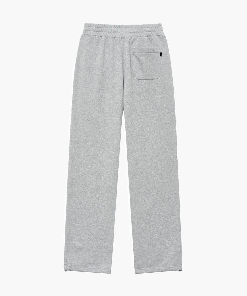 Marithe & Francois Girbaud - Regular Logo One Tuck Wide Sweatpants (Heather Gray) product image 7 | TRAB K-Fashion Australia